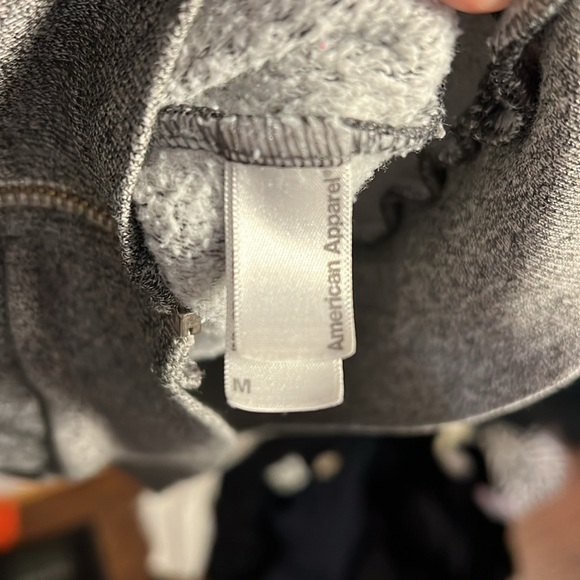 Grey American Apparel Zipup - Picture 3 of 5